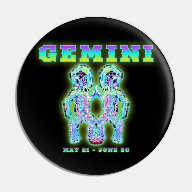 Gemini 8b Black Pin by Boogie 72