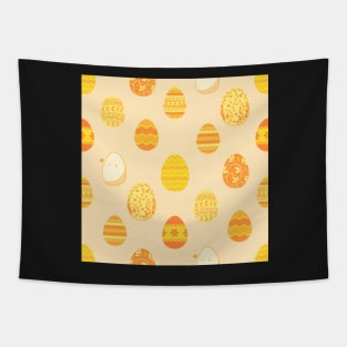 Golden Easter Eggs Tapestry