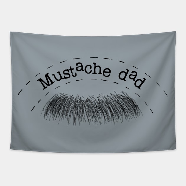 Mustache Dad  👨🏻👴🏻 Tapestry by parazitgoodz