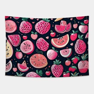 Cute fruits pattern gift ideas cute fruit gift ideas Tapestry