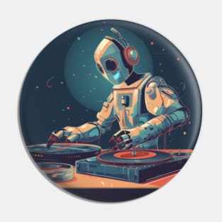 Robot DJ Pin