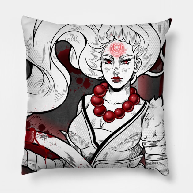 Bloodmoon Diana Pillow by Chairae