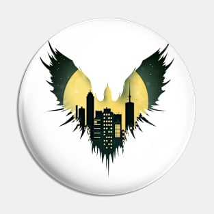 raven and city night Pin