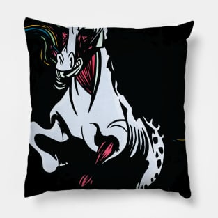 Dark Unicorn Pillow