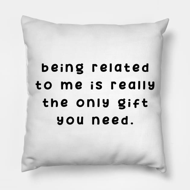 Funny Birthday for Brother and Sister, Humor Happy Birthday for Family Pillow by QuortaDira