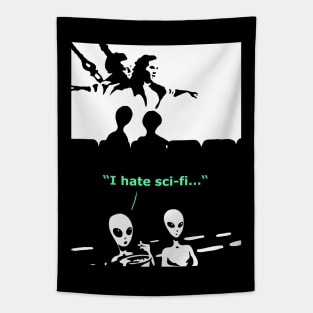 Humans are Sci-Fi to aliens Tapestry