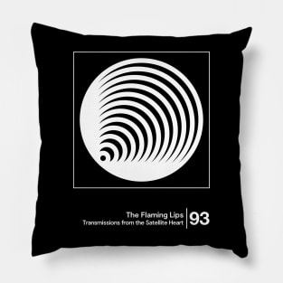 The Flaming Lips / Minimal Style Graphic Artwork Design Pillow