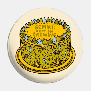 Gemini Cake Pin