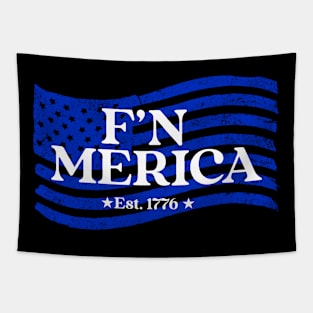 F'N AMERICA Patriot Flag Tapestry