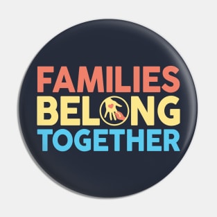 Families Belong Together Pin