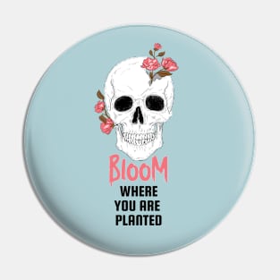 Bloom Skull 2 Pin