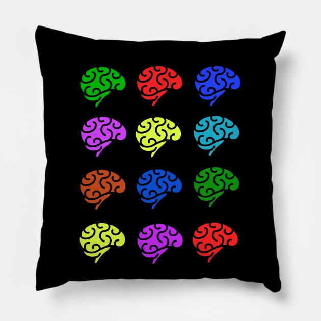 Brains design Pillow by cypryanus