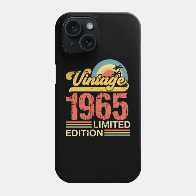 Retro vintage 1965 limited edition Phone Case by Crafty Pirate 