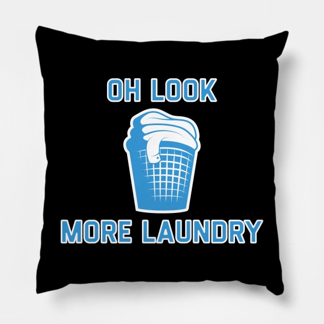 Oh Look More Laundry Pillow by NyskaTiden