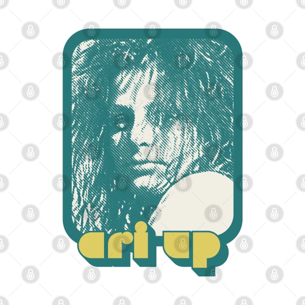 Ari Up ////// Retro Aesthetic Fan Design by DankFutura