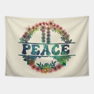 Peace Wreath Tapestry