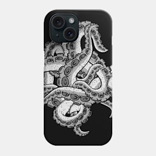 Grey Tentacle Mess Phone Case