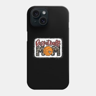 Basketball Mom Leopard Basketball  Mom Phone Case