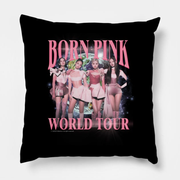 BORN PINK WORLD TOUR Pillow by Y2KPOP