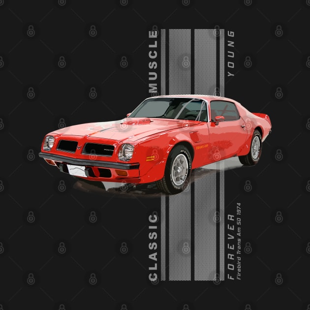 Firebird Trans Am Classic American Muscle Cars Vintage by Jose Luiz Filho