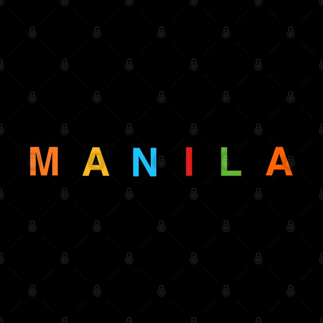 MANILA RAINBOW LETTERS by Aydapadi Studio