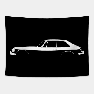 MGB GT Silhouette Tapestry