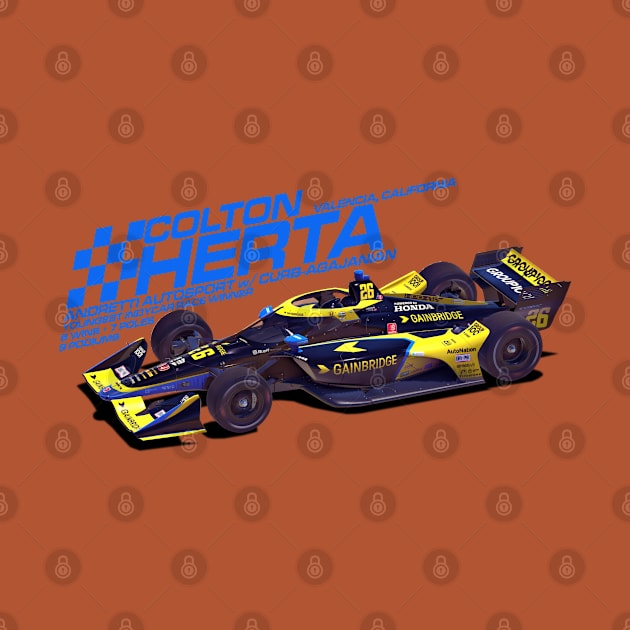 Colton Herta 2022 (blue) by Sway Bar Designs