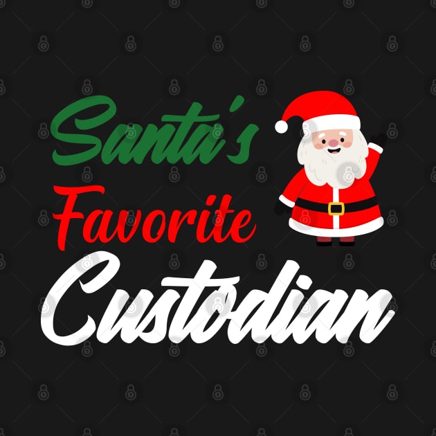 Santa's Favorite Custodian Family Christmas shirt by boufart