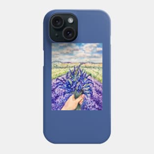 Lavender field Phone Case