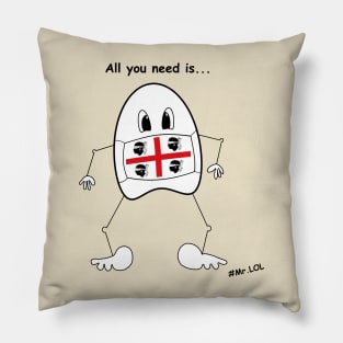 Mr. LOL's adventures (Sardinia) Pillow