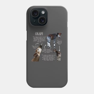 Animal Facts - Okapi Phone Case