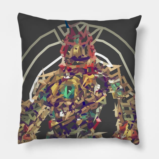 Massive Knack Original Line Art Pillow by Unicorn Formula