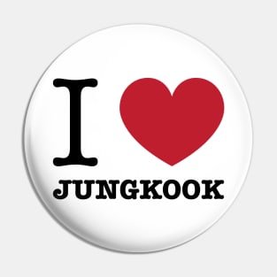 I love BTS Jungkook Morcaworks Pin