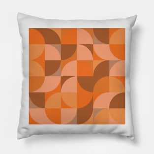 Modern Geometric (Pumpkin) Pillow