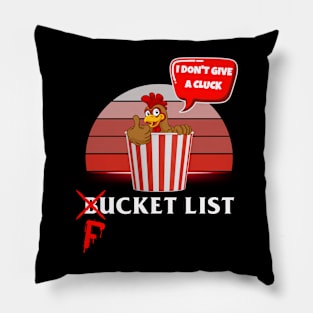 Bucket List/Fucket List Pillow