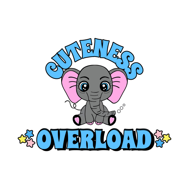 CUTENESS Overload Funny Elephant. by SartorisArt1