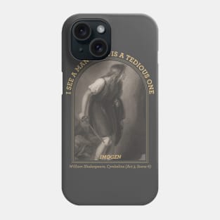 Shakespeare renaissance poet bookish English teacher Phone Case