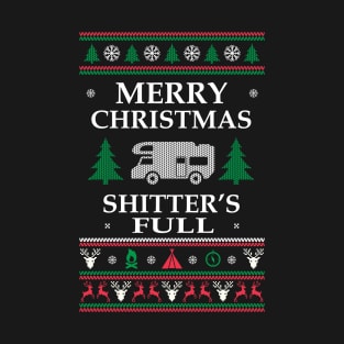 Merry Christmas Shitters Full RV Ugly Sweater T-Shirt