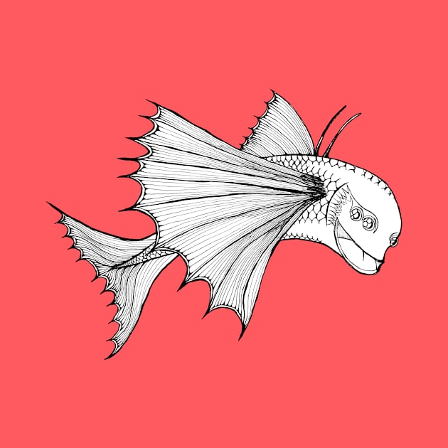 4-eyed flying fish by Mellifera