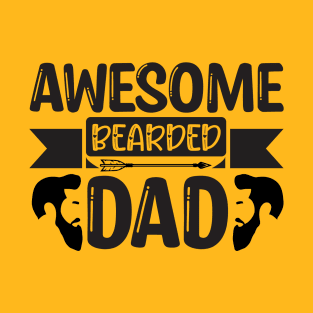 Awesome Bearded Dad T-Shirt