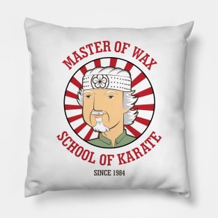 The Master of Wax Karate Pillow