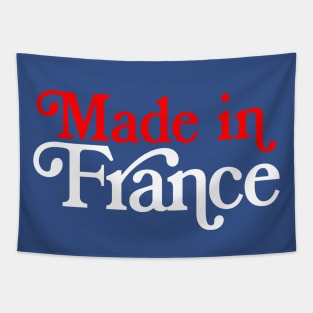 MADE IN France - French Typography Pride Tapestry