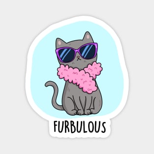 Furbulous Cute Cat Pun Magnet