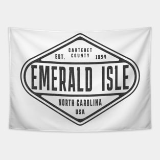 Emerald Isle, NC Summertime Weathered Sign Tapestry