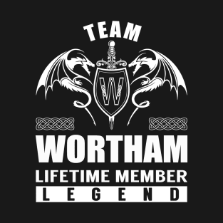 Team WORTHAM Lifetime Member Legend T-Shirt