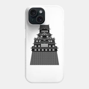 Black Himeji Castle I Phone Case