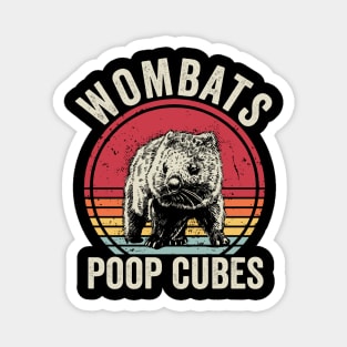 Wombats Poop Cubes Funny Wombat Magnet