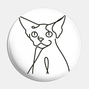 Sphynx cat Pin