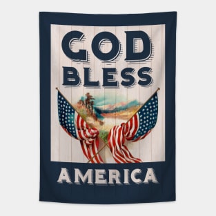 God Bless America Tapestry