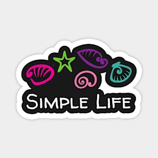 Simple Life - Seashells Magnet